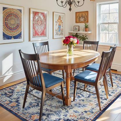Lahome Large Area Rug 5x7 Washable Bohemian Rug - Image 3