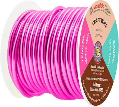Mandala Crafts 10 Gauge Anodized Aluminum Craft Wire - Image 2