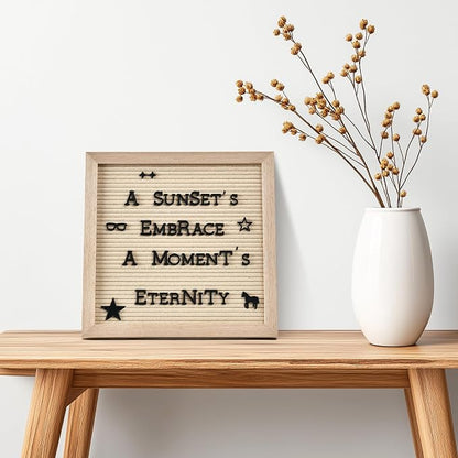 Pre-Cut Letters for Felt Letter Board, 736 Pieces Including Characters - Image 4