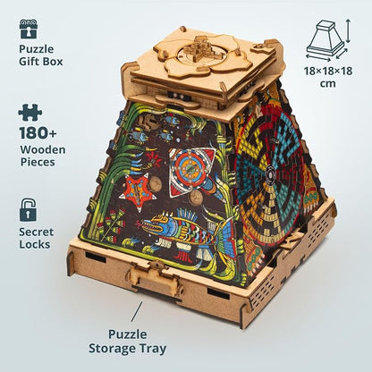 iDventure Cluepuzzle Pyramid of The Sun | Puzzle Box - Image 2