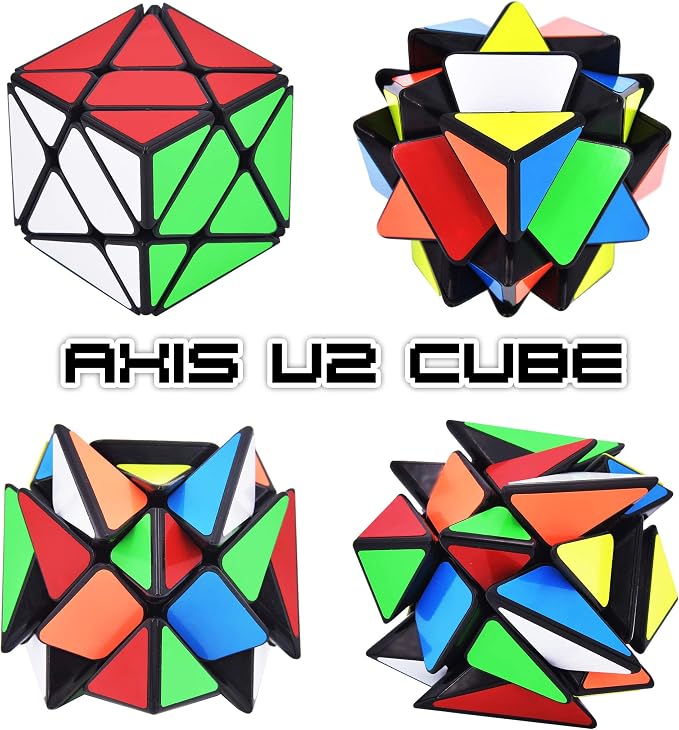 JoyTown Speed Cube Set of 2 Bundle Pack Windmill Cube Magic Puzzle, YJ Axis V2 - Image 5