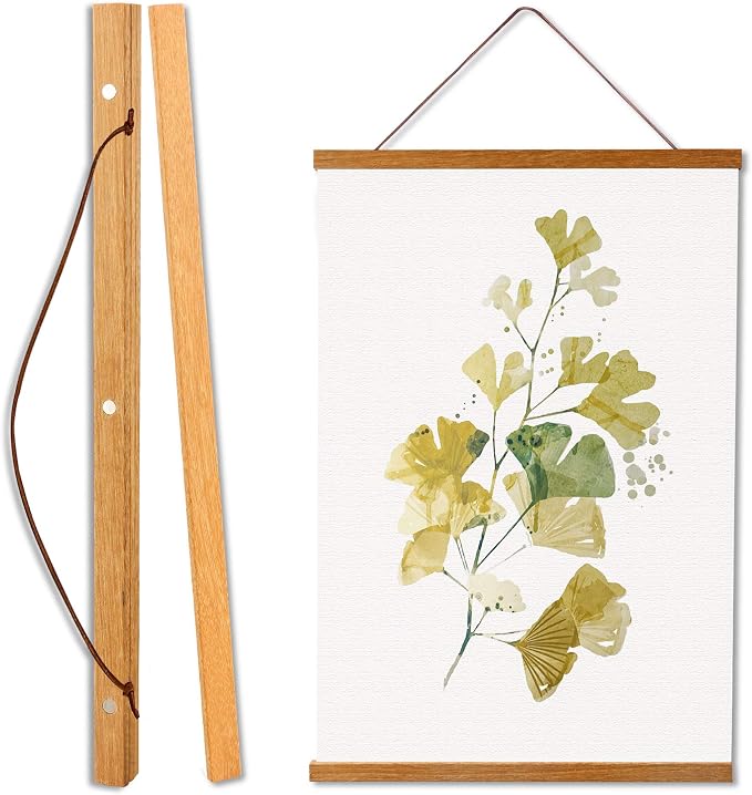 WITCOLOR 11x14 11x17 11x22 Poster Frames, Magnetic Light Wood Wooden Frame by WITCOLOR