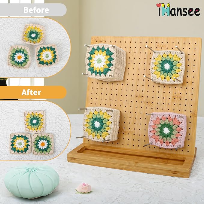 iHansee 11" Crochet Blocking Board - Image 5