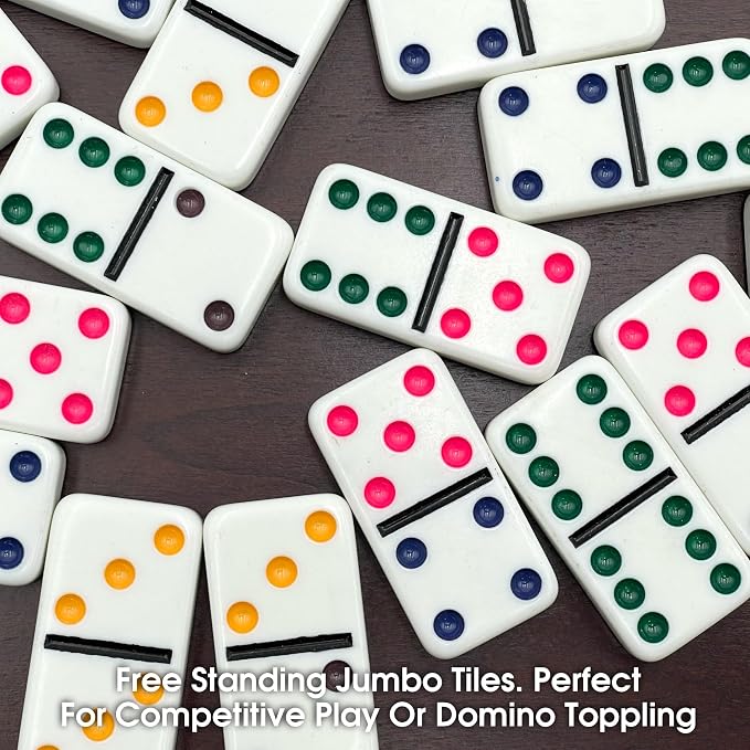 CHH 2322 Double 6 Jumbo Dominoes - Image 5
