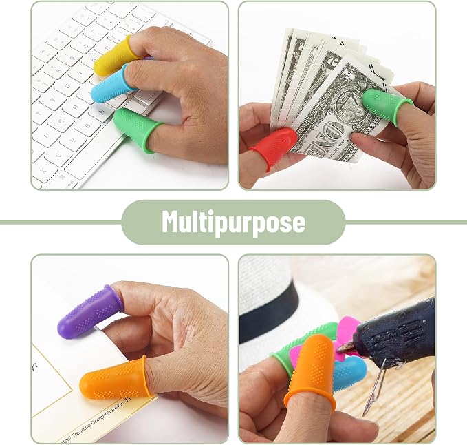 Mr. Pen Hot Glue Gun Silicone Finger Protectors, Pastel Colors Finger Tips and - Image 7