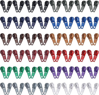 DOITEM 96Pcs Zipper Repair Kit Zipper Replacement 3# Zipper Pull Rescue Kit - Image 8