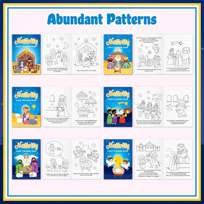 JAPBOR Christmas Nativity Coloring Books - Image 3