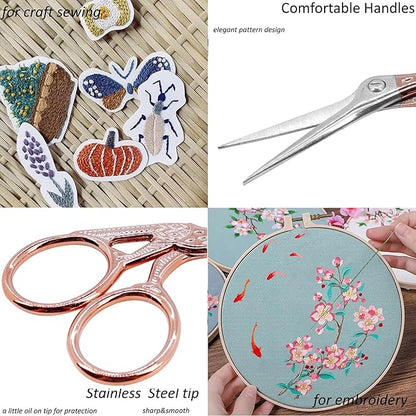 BIHRTC 3.6 Inch Embroidery Scissors Small Precision Embroidery Scissors - Image 7