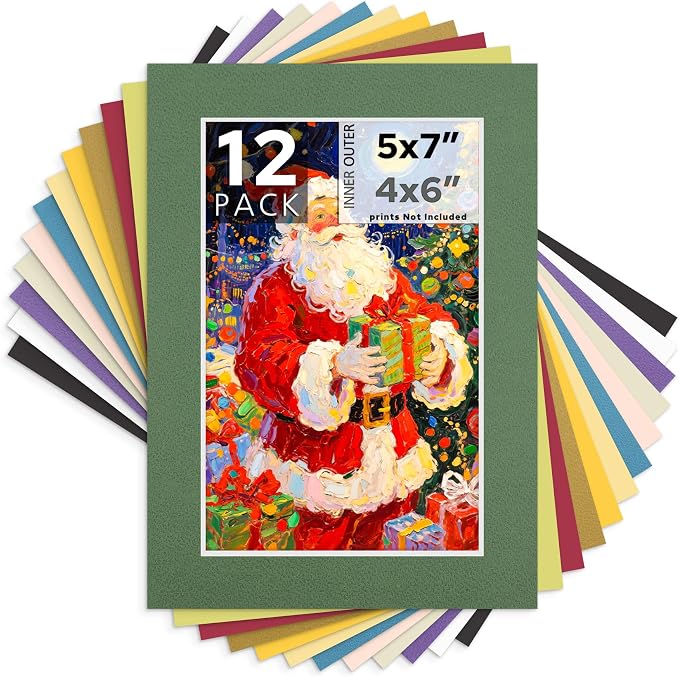 Mat Board Center, 5X7 Mix Color Mats by MatBoardCenter