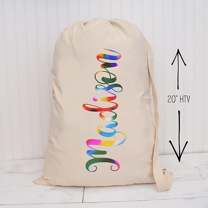 Threadart Galaxy Rainbow Heat Transfer Vinyl Film | Custom Cut Roll 20" Wide by - Image 3