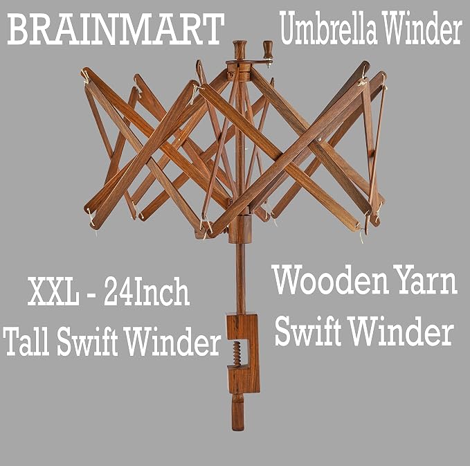 Wooden Yarn Umbrella Swift Winder, Yarn Winder - Image 7