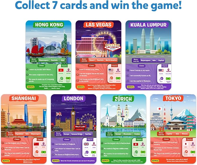 Skillmatics Guess in 10 Cities Around The World, Educational Travel Toys - Image 6