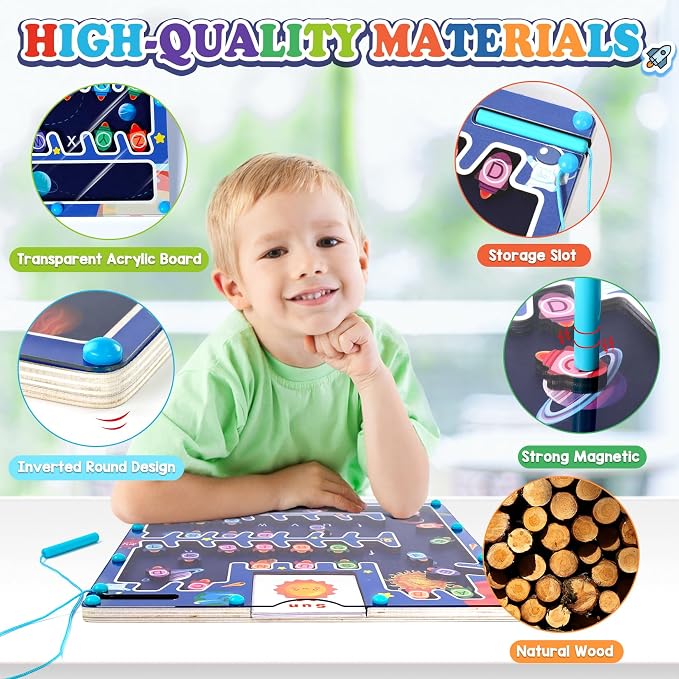 Magnetic Alphabet Maze Board - Image 5