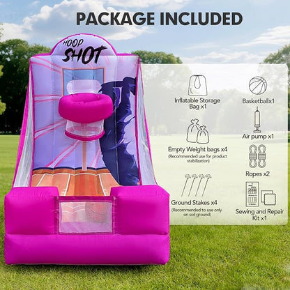 Inflatable Carnival Game with Built-in Blower, Portable Fun Toss Game - Image 7