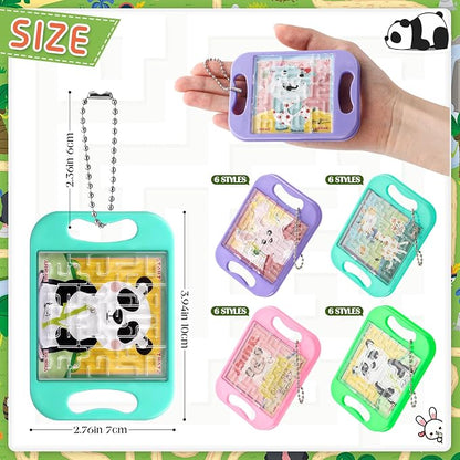 Maze Puzzle Keychain Cubes Bulk Christmas Maze Game Puzzles Keychain Cubes - Image 2
