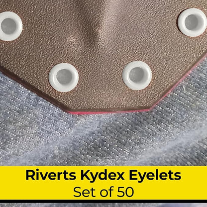 Kydex Rivets Eyelets, 8-8 1/4" Multicolored Grommet Eyelets - Image 2