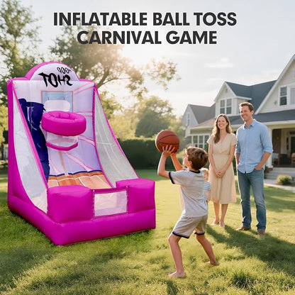 Inflatable Carnival Game with Built-in Blower, Portable Fun Toss Game - Image 4