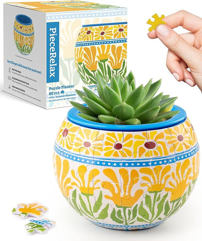 PieceRelax 3D Puzzle Planter 80 Pieces by PieceRelax