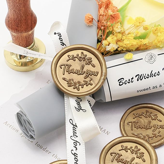 SWANGSA 20 Pieces Glue Gun Sealing Wax Sticks Antique Gold - Image 5