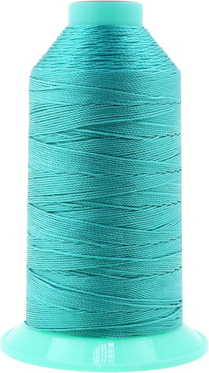 Mandala Crafts Bonded Nylon Thread Turquoise Heavy Duty Sewing Threads by MandalaCrafts