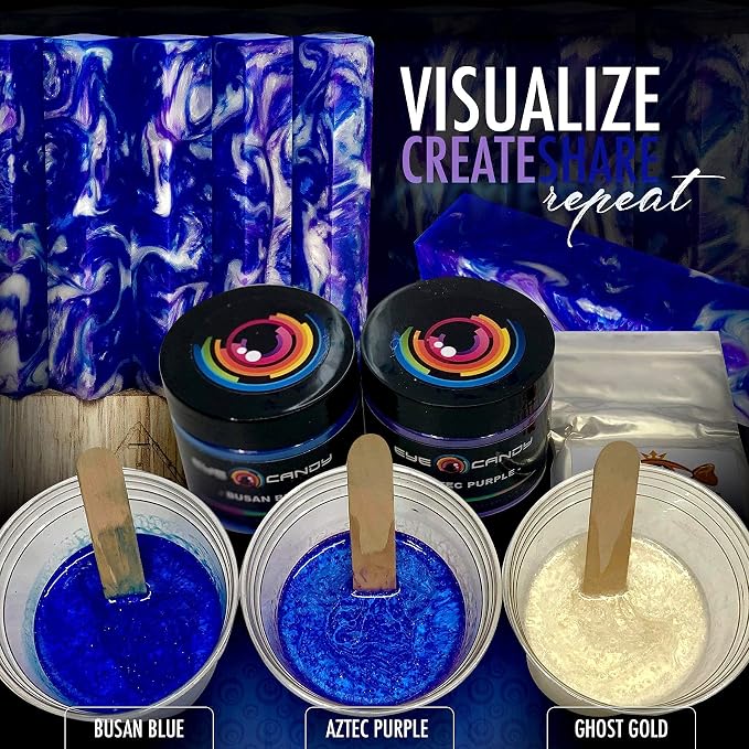 Eye Candy Pigments Premium Purple Mica Powder - Image 5