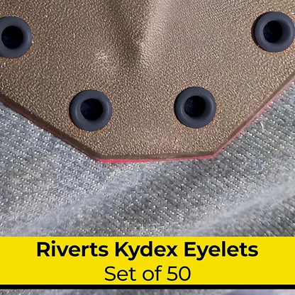 Kydex Rivets Eyelets, 8-8 1/4" Multicolored Grommet Eyelets - Image 3
