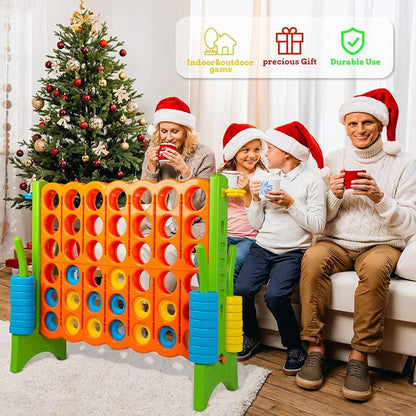 Oversized 4 in a Row Connect Game+Waterproof Carry Bag, Included-4 ft X 3.5 ft - Image 3