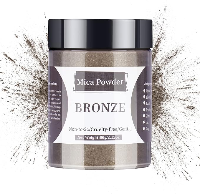 Mica Powder - 60g Mica Powder for Epoxy Resin - Pearl Pigment Powder Dye for by LightStone