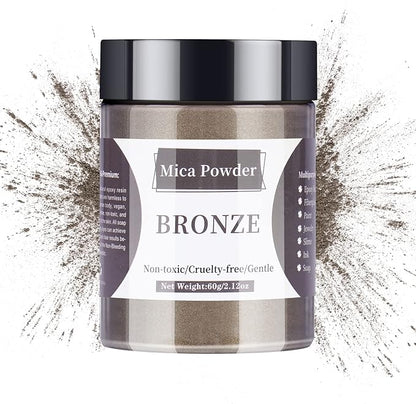 Mica Powder - 60g Mica Powder for Epoxy Resin - Pearl Pigment Powder Dye for by LightStone