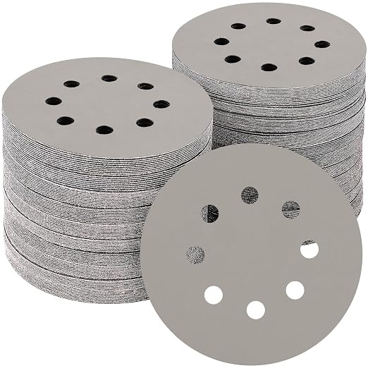 50PCS 5 inch Silicon Carbide Sanding Discs 10000 Grit, Wet Dry Orbital 5 Sander by POTUINOM