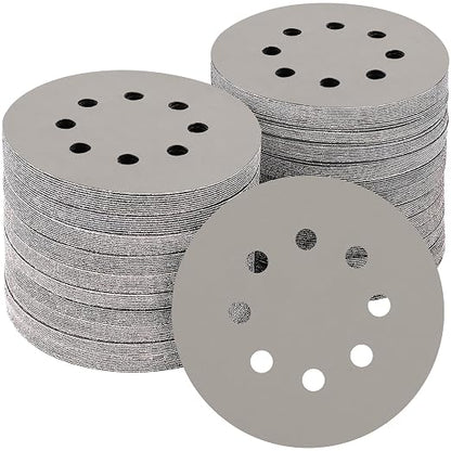 50PCS 5 inch Silicon Carbide Sanding Discs 10000 Grit, Wet Dry Orbital 5 Sander by POTUINOM