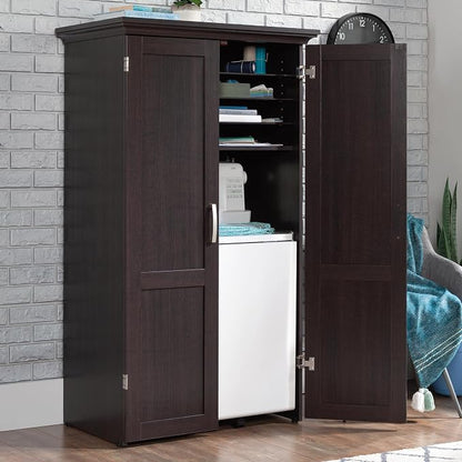 Sauder Miscellaneous Storage Craft & Sewing Armoire, Dakota Oak Finish - Image 8