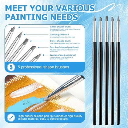 WANJAO Masking Fluid for Watercolor Painting, Liquid Masking Tape - Image 3