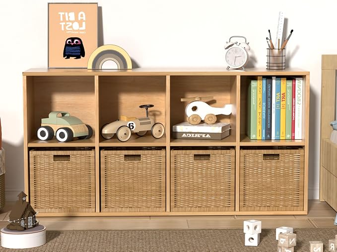 Wooden 8 Cube Storage Organizer - Image 7