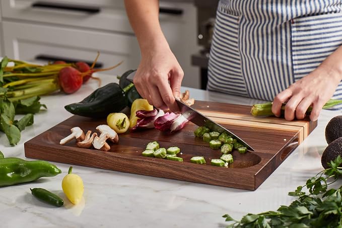 Sonder Los Angeles, Large Walnut/Cherry/Maple Wood Cutting Board - Image 5