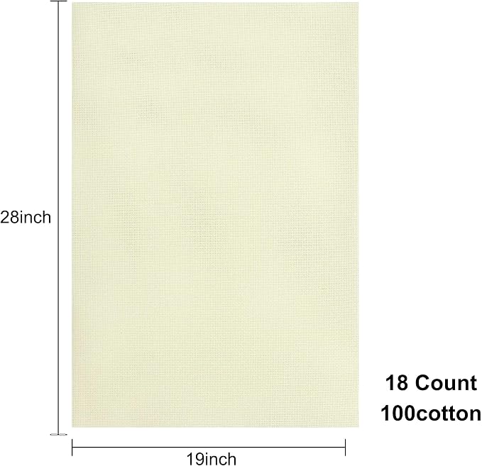 Aida Cloth 18 Count Cross Stitch Fabric - Image 2
