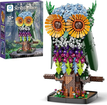 Sillbird Flower Owl Building Set by Sillbird