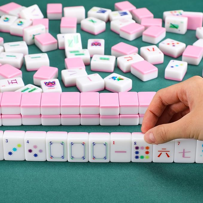 American Mahjong Set 160 Quality White Tiles American Mahjong Game Set - Image 5