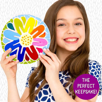 Creative Roots Mosaic Flower Garden Stepping Stone Kit, Includes 7-Inch Ceramic - Image 5
