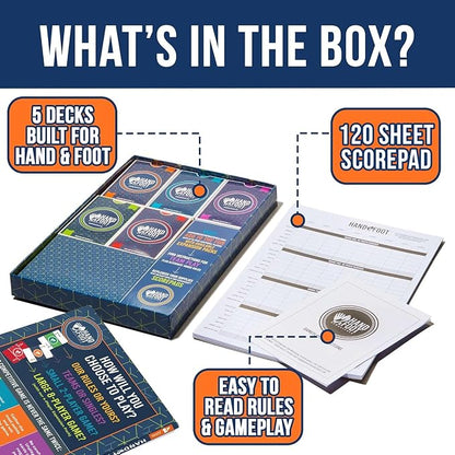 Hand & Foot Remastered 4 Player Edition – Card Game - Image 4