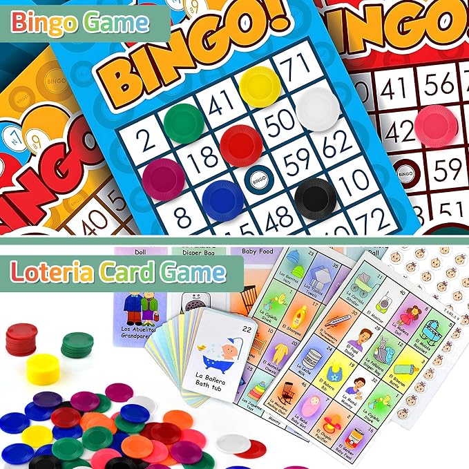 Coopay 1000 Pieces 10 Colors Plastic Poker Chips, 1 Inch Bingo Chips Bulk - Image 4