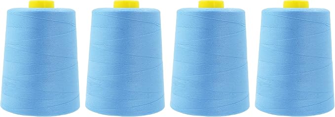 Mandala Crafts 4 Pack of Serger Threads Cones Spools by MandalaCrafts