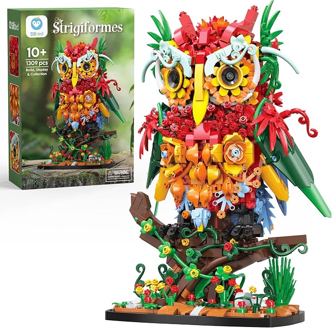 Sillbird Owl Flower Building Sets by Sillbird