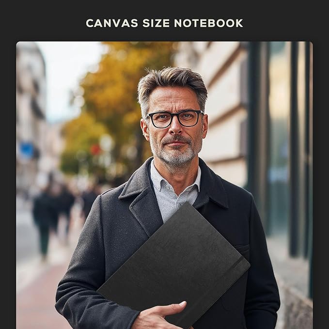Beechmore Books A3 Sketchbook – 11.7x16.5 Premium Vegan Leather Bound Extra - Image 6