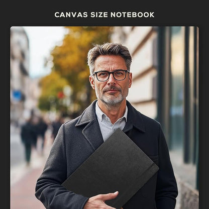 Beechmore Books A3 Sketchbook – 11.7x16.5 Premium Vegan Leather Bound Extra - Image 6