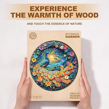Wooden Puzzles for Adults, Peacock Puzzle, Unique Shaped Wooden Jigsaw Puzzles - Image 5