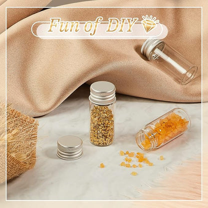 100 Pcs Small Clear Vials Spice Mini Jars - Image 6