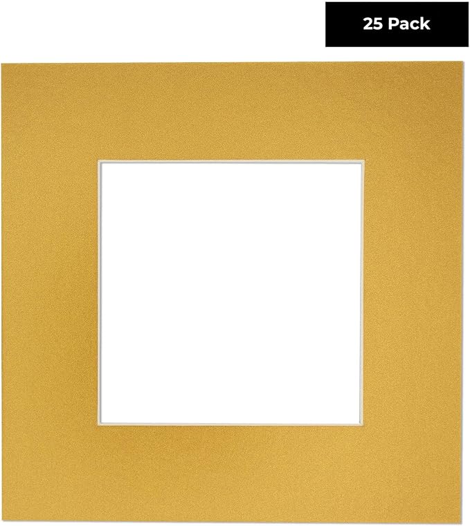 Pack of 25 Acid Free 8x10 Mats Bevel Cut - Image 2