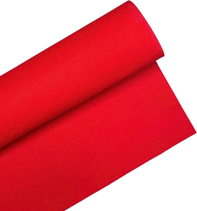 2 Sheets of Red 14 Count Aida Cloth – 21 x 21 Inch Pre-Cut Fabric Squares – - Image 5