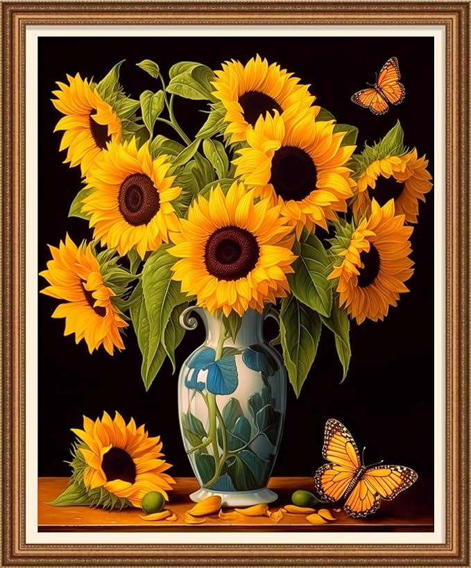 Disnesart Cross Stitch Stamped Full Embroidery Kits DIY 11CT Cotton Thread by Unknown
